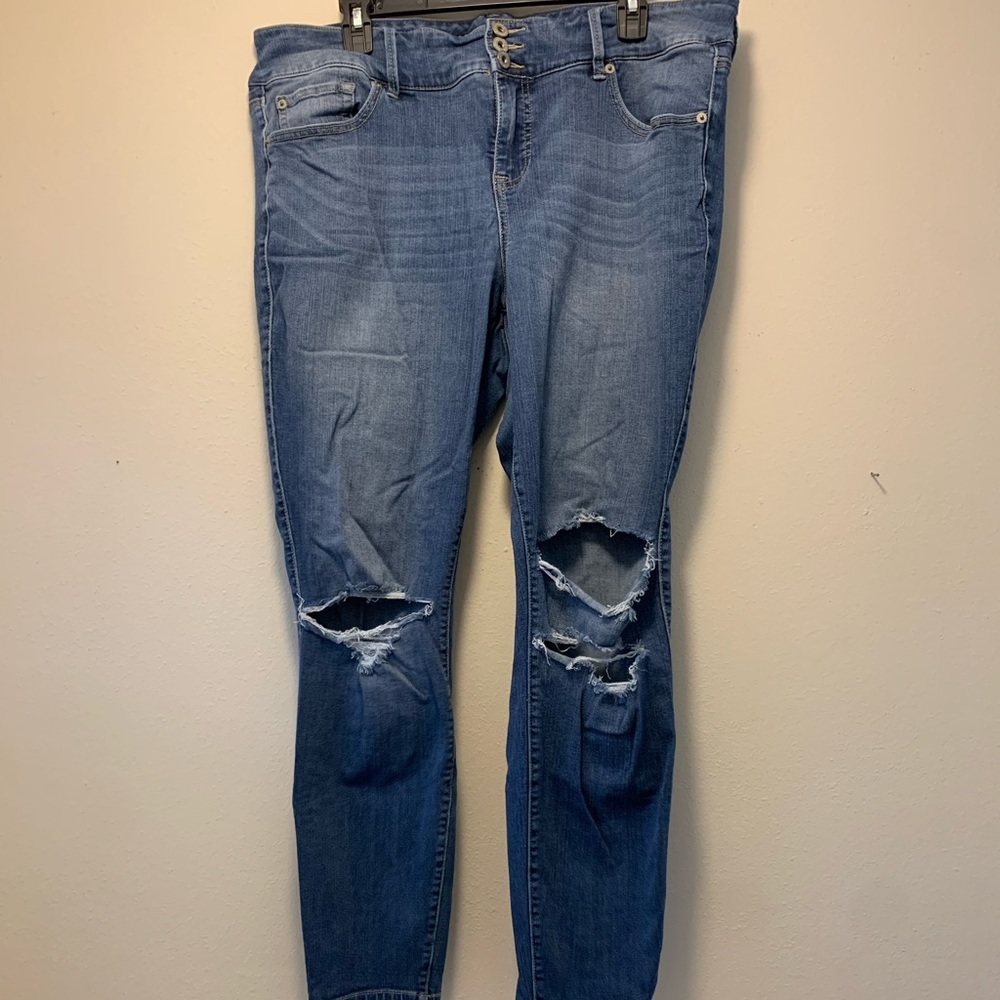 Torrid Distressed Premium Jegging